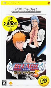 BLEACH ~ヒート・ザ・ソウル 5~ PSP the Best(中古品) (shin