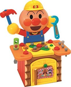 アンパンマン たたいて!まわして! トントン大工さん(未使用品) (shin