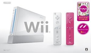 Wii本体(シロ) Wiiリモコンプラス2個、Wiiパーティ同梱 【メーカー生産終了(中古 良品) (shin