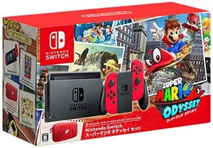 (中古品)Nintendo Switch スーパーマリオ オデッセイセット (shin