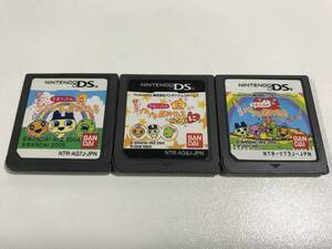 ●○タ062 ニンテンドー DS ソフト たまごっちのプチプチおみせっち ごひーきに みなサンきゅ~! 3本セット 起動確認済み○●