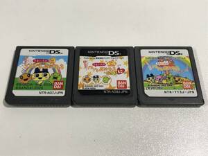 ●○タ064 ニンテンドー DS ソフト たまごっちのプチプチおみせっち ごひーきに みなサンきゅ~! 3本セット 起動確認済み○●