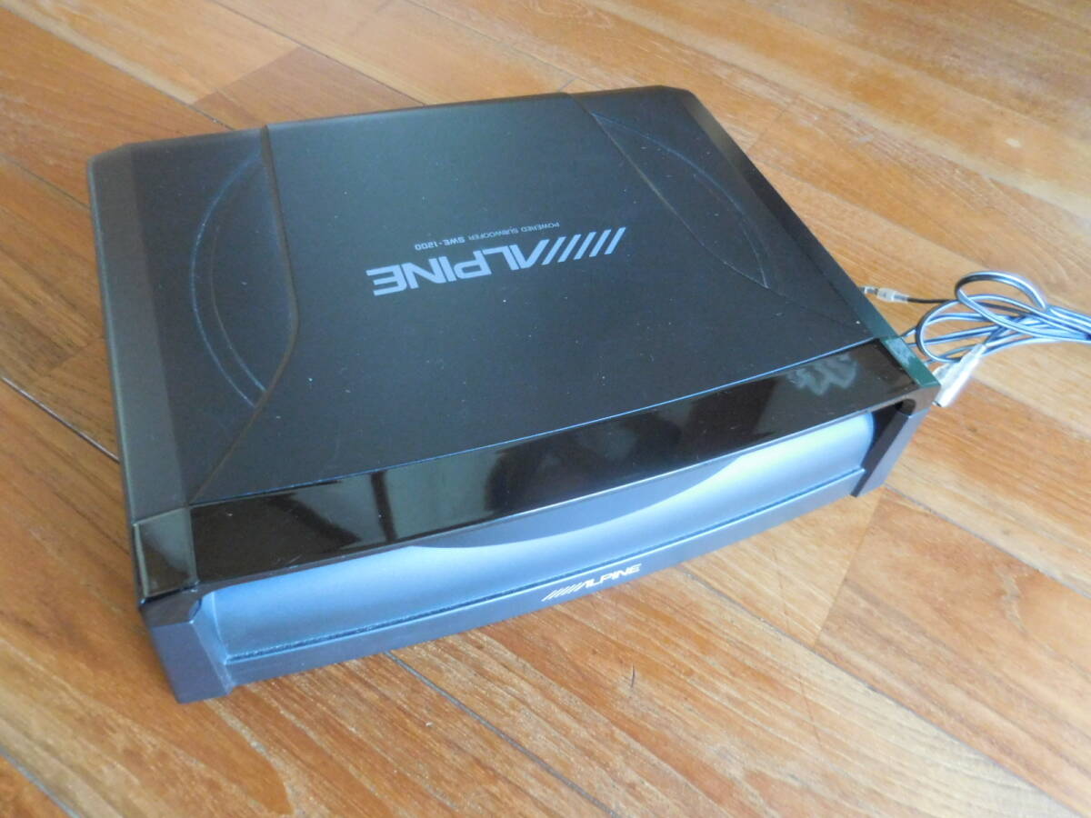ALPINE SWE-1200 SUB WOOFER MAX 150w Working Ready to Use