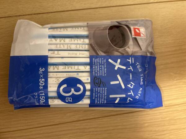 ティータイム メイト 砂糖 150g(3g×50本)コーヒー紅茶に。新品未開封 スプーン印
