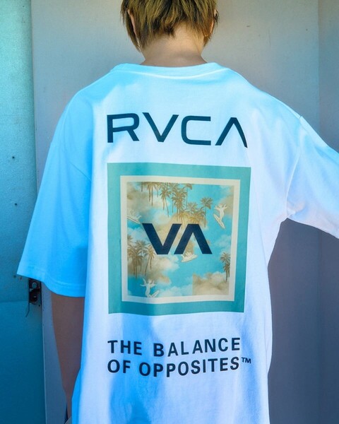 ★送料無料★2025春夏 新品【RVCA/ルーカ/ルカ】BOX SS Tシャツ WHT メンズS BF04A200