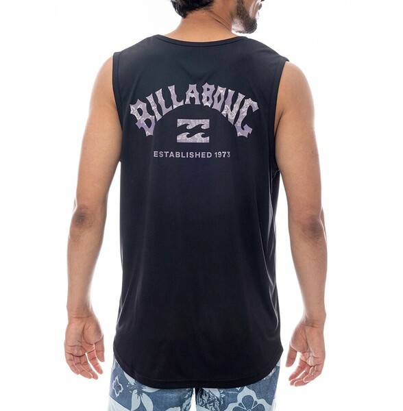 ★送料無料★2025春夏 新品【BILLABONG/ビラボン】RASH TANK サーフタンクトップ BLK メンズXL BF011857