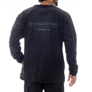 【SALE】★送料無料★2025春夏 新品【BILLABONG/ビラボン】【A/DIV.】 UTILITY LS TEE 長袖Tシャツ BLK メンズXL BF011870