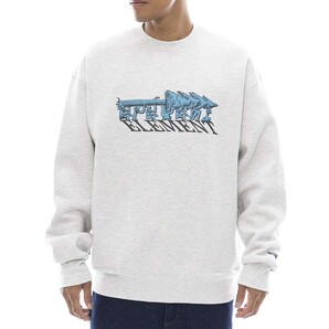 【SALE】★送料無料★2025春夏 新品【ELEMENT/エレメント】KSK GUARDIAN CREW トレーナー WHH メンズXL BF021006