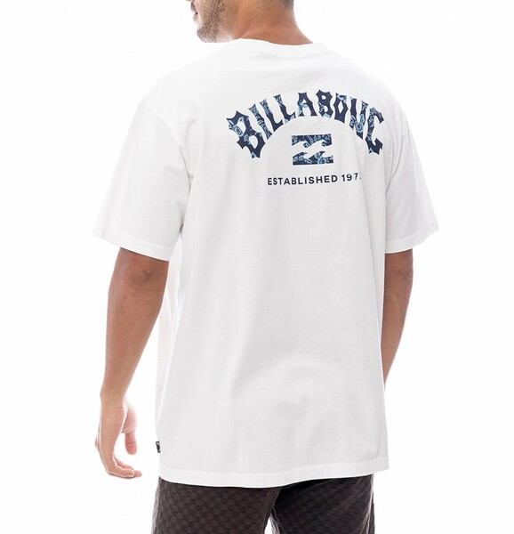 ★送料無料★2025春夏 新品【BILLABONG/ビラボン】ARCH FILL Tシャツ 【OVER FIT】 WHT メンズM BF011208