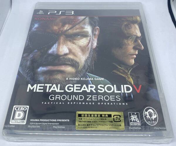 METAL GEAR SOLID 5:GROUND ZEROES PS3 新品