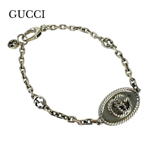 GUCCI グッチ ブレスレット Bracelet GGマーモント インターロッキングG シルバー925 AG925