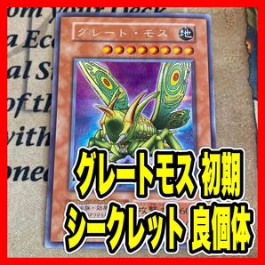 遊戯王初期 グレートモス シークレットレア 良個体