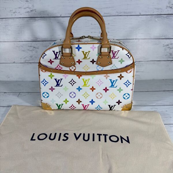 LOUIS VUITTON ルイヴィトン ハンドバッグ トゥルーヴィル マルチカラー ブロン M92647 使用少なく美品 スニダンにも掲載 送料込み