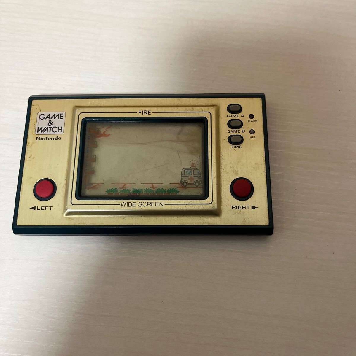 Game & Watch Silver Fire FR-27 Wide Screen Japanese Limited