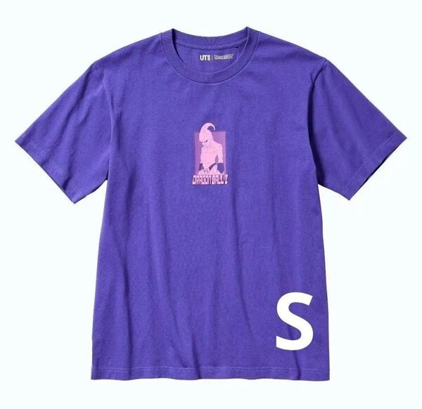 ユニクロ ドラゴンボール 魔人ブウ パープル Tシャツ UT Sサイズ
