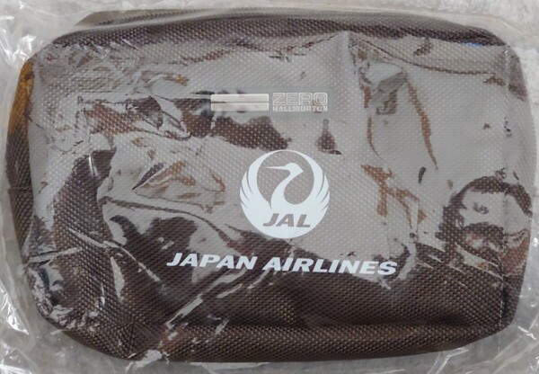 JAL×ZEROHALLIBURTONコラボ アメニティポーチ カーキー ビジネスクラス