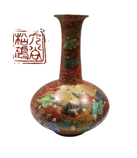 Bibian 比比昂- NA3347 九谷焼名品明治九谷伝説名工相川雪花作