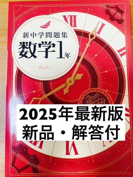 【新品解答付】新中学問題集 最新版 数学1年・標準編