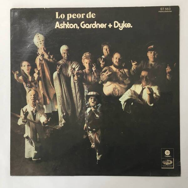 ARGENTINA PROMO ASHTON, GARDNER & DYKE LO PEOR ASTON, GARDNER + DYKE アルゼンチン盤