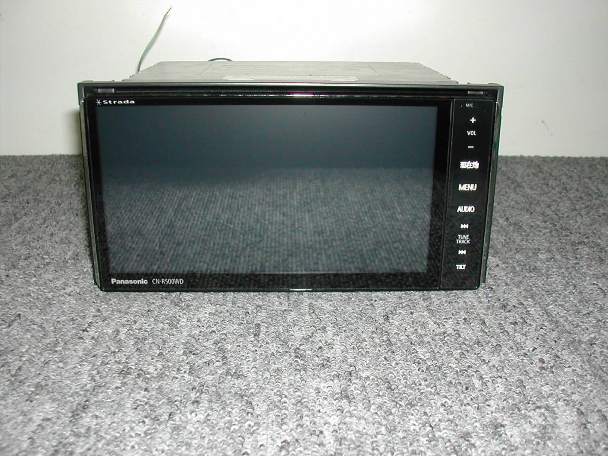 パナソニック ストラーダ 7V型ワイド カーナビ CN-R500WD 中古品