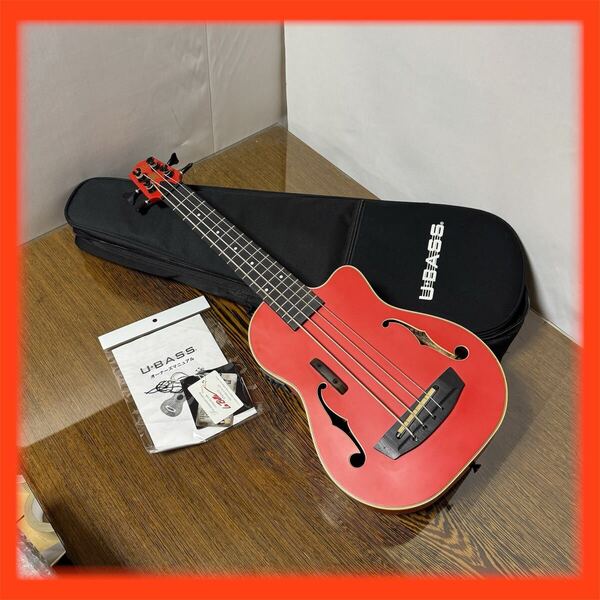 kala ウクレレベース journeyman RED