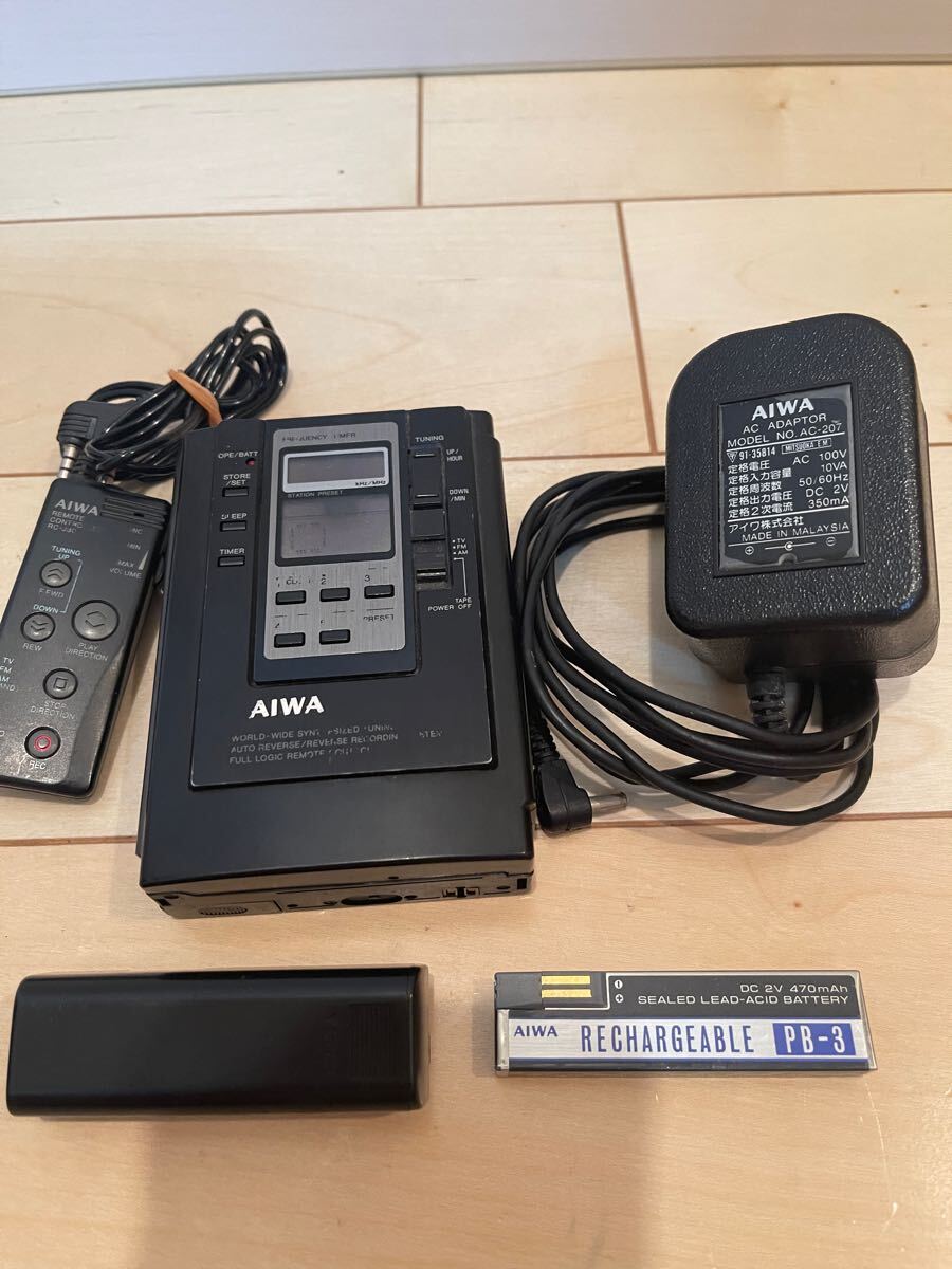 希少 AIWA カセットボーイ ウォークマン HS-P20 昭和レトロ
