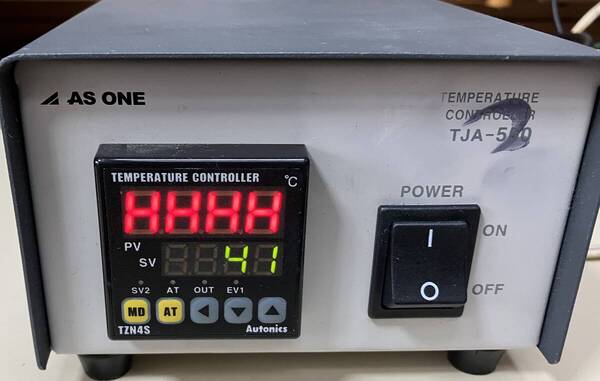 デジタル温度コントローラ AS ONE TJA-550 100V 10Amax K熱電対用 内部配線追加すればPt抵抗体対応可
