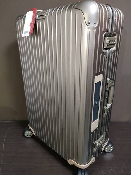 RIMOWA 稀少廃盤トパーズチタニウム73E-tag MW 新品未使用保管品!2017年ドイツ製 924.73