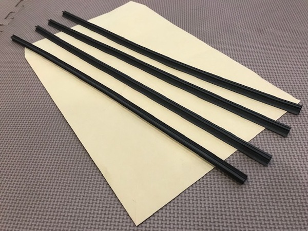 450mm★送料無料★ 旧車 ワイパー 替えゴム4本 幅10mm 山型 旧トヨタ系 UP20 UP30 KE30 TE30 RT40 RT80 パブリカ コロナ セリカ カリーナ