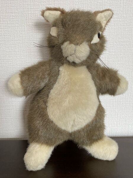 美品 レトロ 24cm わちふぃーるど 猫 ダヤン ぬいぐるみ ネコ グッズ 当時物