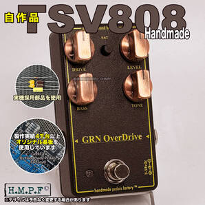 【送料無料・匿名配送】(GRN25y271)自作TSV808/サンドブラック/DIPスイッチ簡単アクセス/9〜18V電源対応