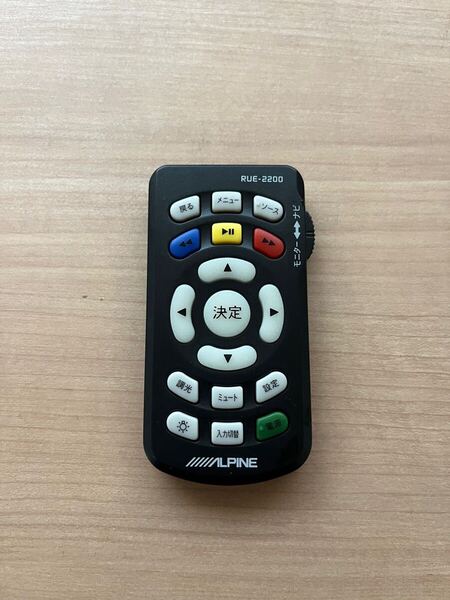 ALPINE アルパイン フリップダウンモニター用 リモコン RUE-2200 リモコン アルパイン ALPINE