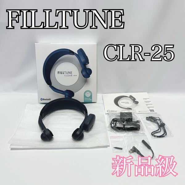 FILLTUNE CLEAR CLR-25 集音器 イヤホン ワイヤレス サイズM フィルチューン クリア 聴覚サポート 骨伝導 デバイス 難聴 ヘッドホン
