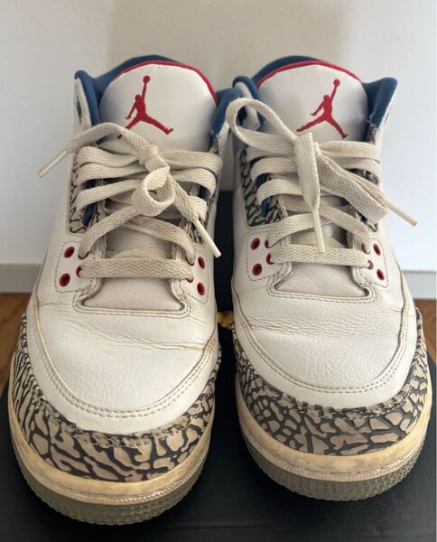 ナイキ エア ジョーダン 3 レトロ OG BG ホワイト US Y7 25cm NIKE AIR JORDAN JORDAN3 エアジョーダン3レトロ