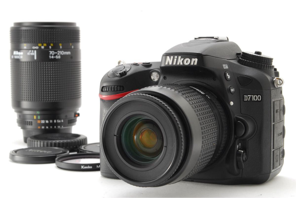 【完売】  Yahoo!オークション - 極美品 ニコン D7100 ダブルズームキット デジタルカメラ