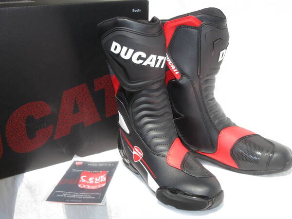 新品未使用品 送料込DUCATI CORSAライディングブーツ アルパインスターズ alpinestarsSMX-PLUS US8 EU42 26,5cmパニガーレスーパースポーツ