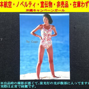 田中みゆき 沖縄キャンペーンガール 写真 水着 日本航空 ノベルティ 宣伝物 非売品 1980年代 2L-1