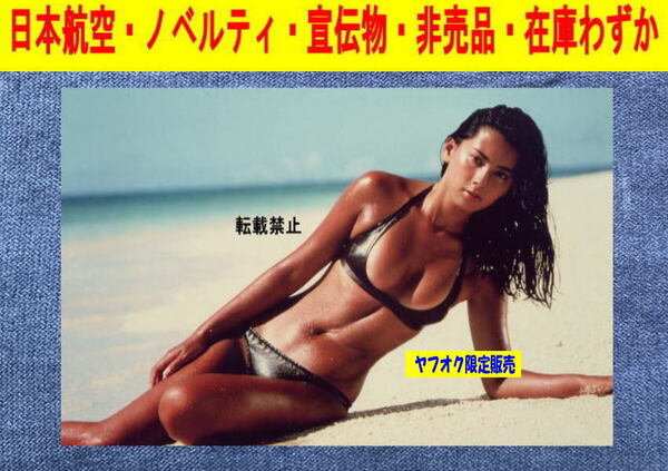 津島要 アイドル 写真 水着 日本航空 飛行機 ノベルティ 非売品 特大-1