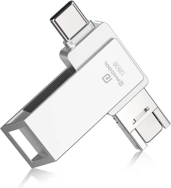 128GB 4in1 iphone ipad usbメモリ Android PC usbメモリ フラッシュドライブ