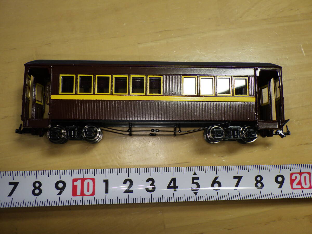 【頸城鉄道】ボギー客車　１/８０　９㎜ナロー　ホハ３ トロッコモデル 頸城鉄道】ボギー客車 1/80 9㎜ナロー ホハ3 トロッコ