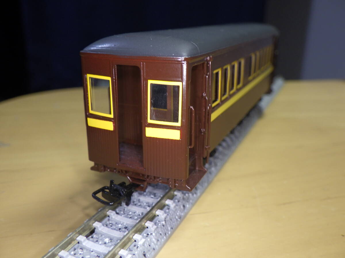 No.53 金属製 トロッコモデル 1/80 9mm ナロー ボギー客車 頚城