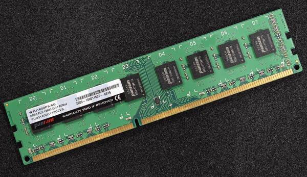 8GB PC3-12800 PC3-12800U DDR3-1600 240pin non-ECC Unbuffered DIMM PanRam (管:SA6243