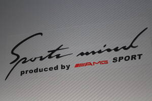 スポーツマインド ////AMG ステッカー BENZ ブラック