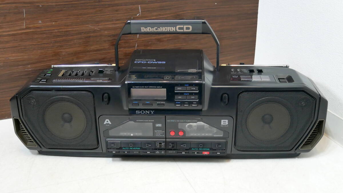 Yahoo!オークション -「sonyドデカホーン」(ラジカセ) (カセット Yahoo!オークション -「sonyドデカホーン」(ラジカセ) (カセット