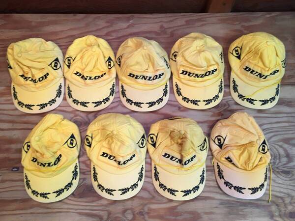 送料無料 DUNLOP 非売品 1990年代 ヴィンテージ WINNERS CAP PODIUM CAP ウィナーズ ポディウム VINTAGE 9個セット ダンロップ 帽子