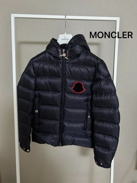 ★モンクレール★MONCLER★フーデッドダウン★SASSIERE★ダークネイビー★サイズ0★美品★