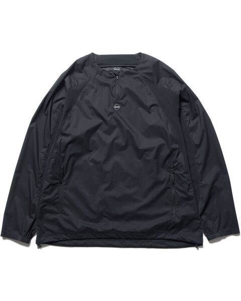 新品未使用 FCRB 2025ss ULTRA LIGHT WEIGHT HALF ZIP PISTE BLACK Lサイズ 送料込