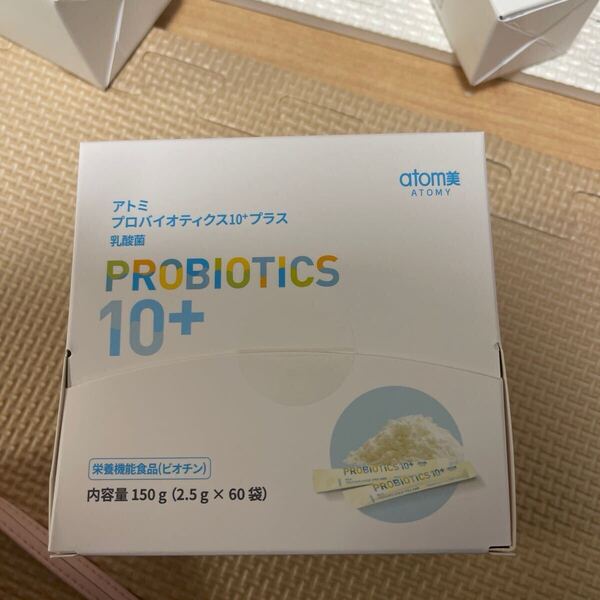 アトミ 乳酸菌 サプリメント 送料込み新品 ♪ atom美プロバイオティクス10+ プラス 乳酸菌 150g ( 2.5g×60袋 )♪ ビオチン 26年1月まで
