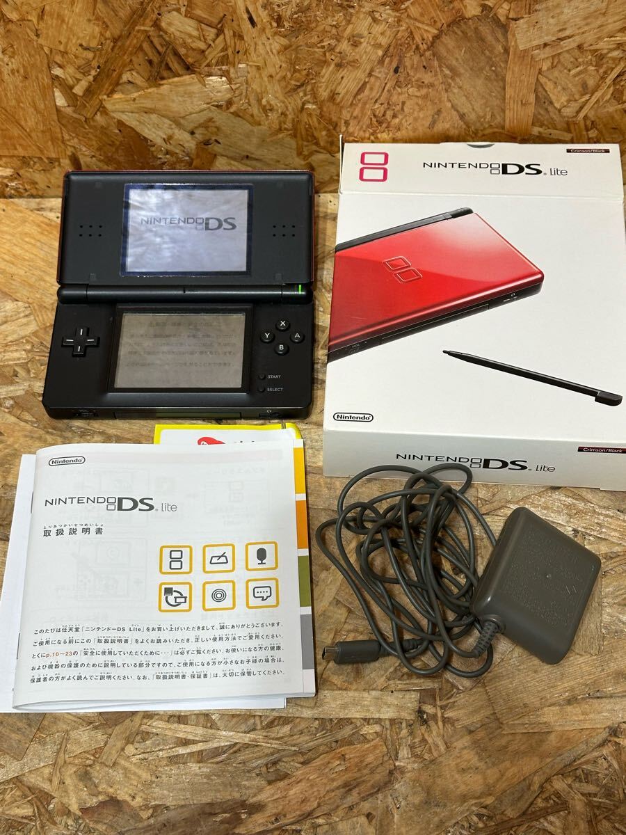 任天堂 ニンテンドーDS Lite クリムゾン/ブラック オークション 任天堂 ニンテンドーDS Lite クリムゾン/ブラック オークション