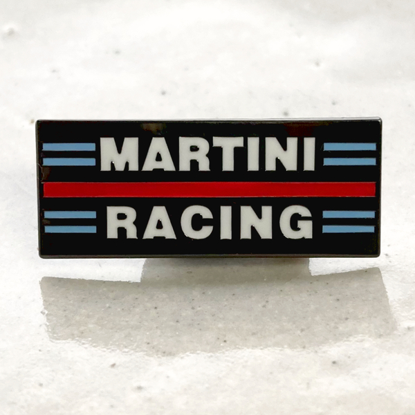 マルティニ・レーシング② MARTINI ロゴ マーク ストライプ◆ピンバッジ ピンズ バッチ ブローチ◆イタリア 自動車 イタ車